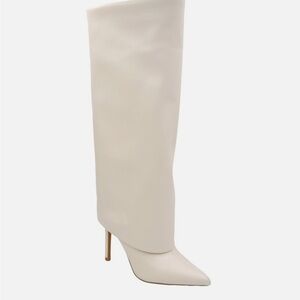 NWT INC skylar boot women Elegant White Knee-High size 6
